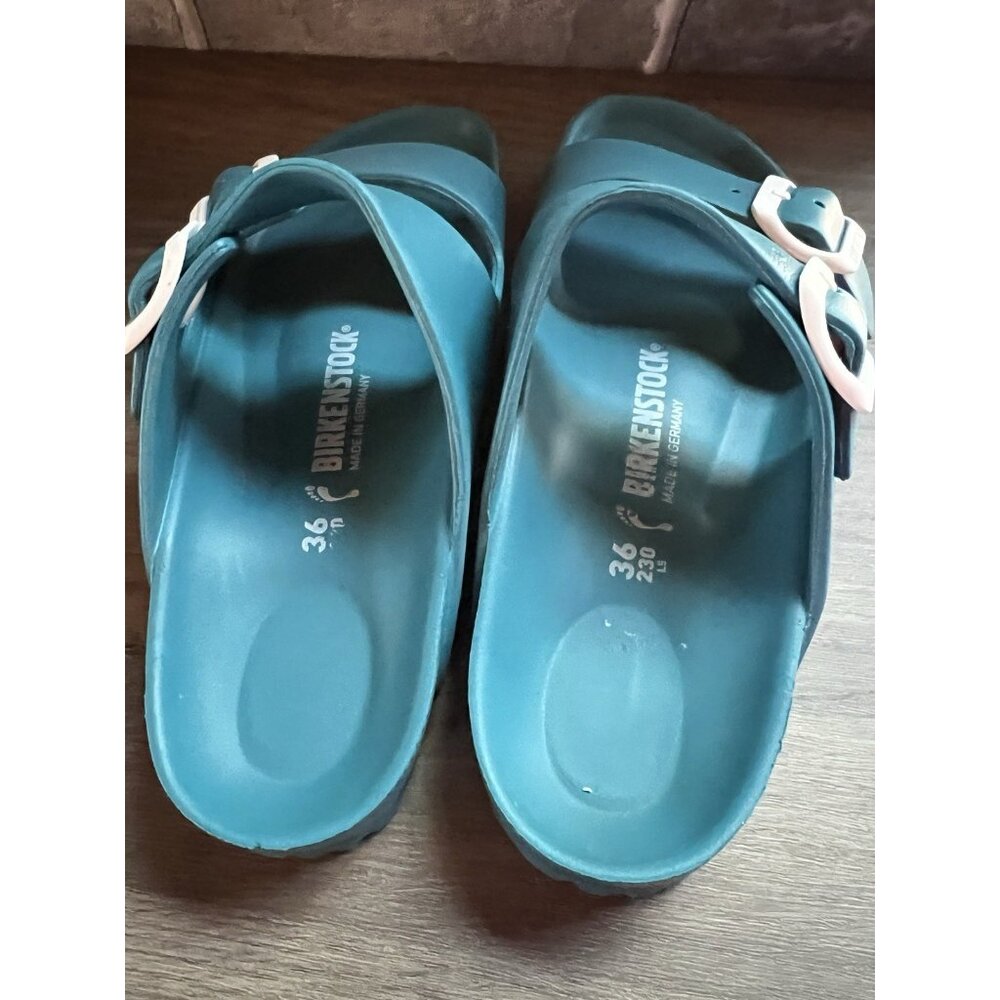 Birkenstock  Arizona Turquoise EVA Size 36 (6 / 6.5 US) - Picture 14 of 16